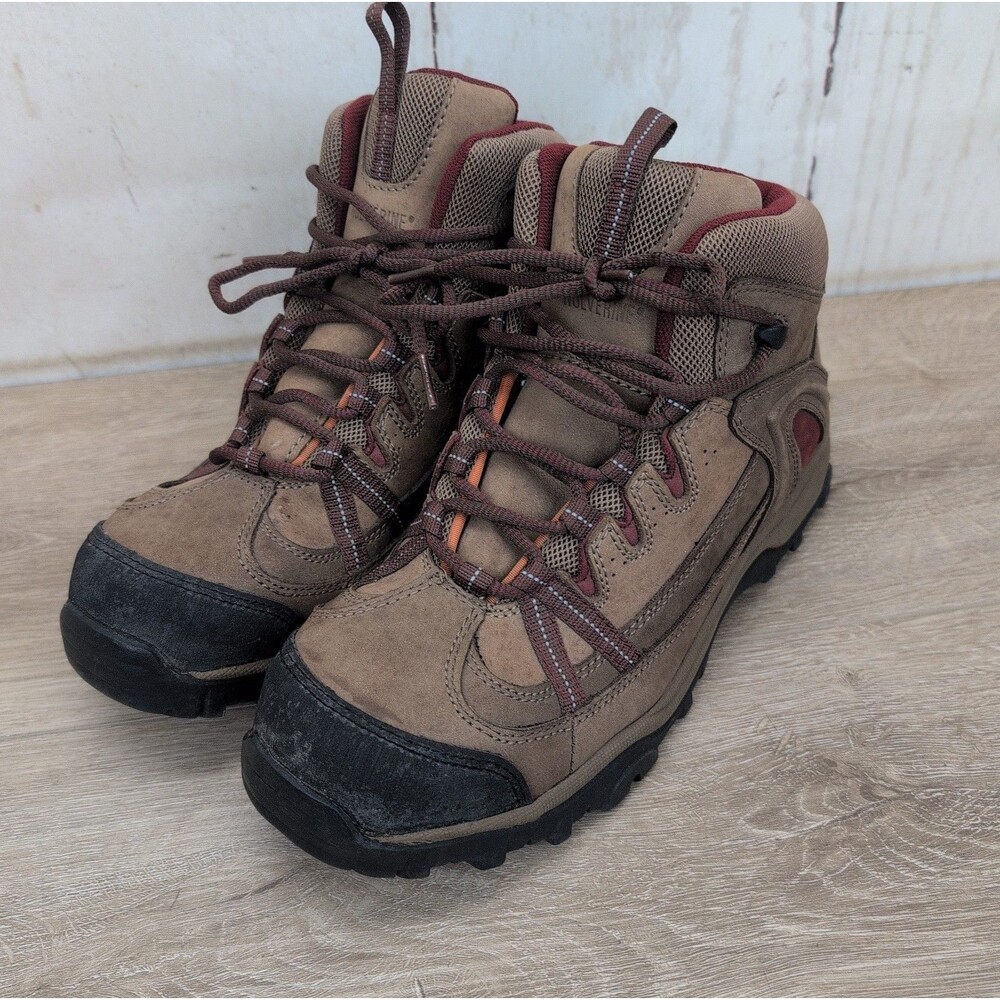 Womens Wolverine (W02210) Maggie Mid Steel-Toe Work Boots size 9.5W  Brown